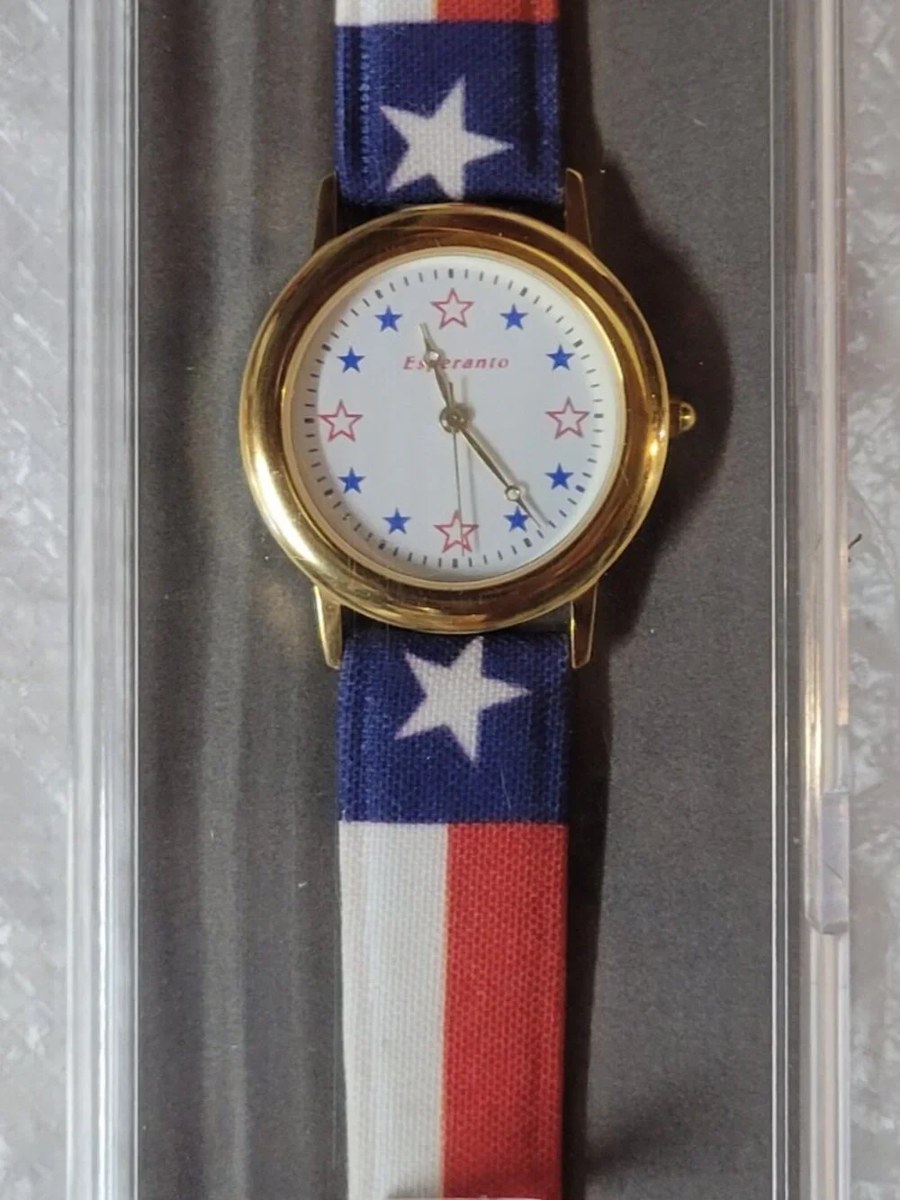 Esperanto USA Patriot Watch - NOS